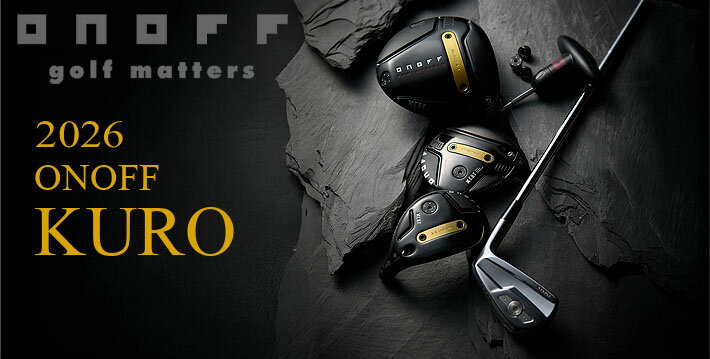 2026 ONOFF UTILITY WINGS KURO オノフ ユーティリティ ウィングス クロ 黒 U2 U3 U4 メンズクラブ CBT：626U KURO 標準シャフト オリジナルカーボンシャフト フレックス/S ONOFF GR グリップ SLEルール適合 [日本正規品] [2026年モデル] [グローブライド/GLOBERIDE]