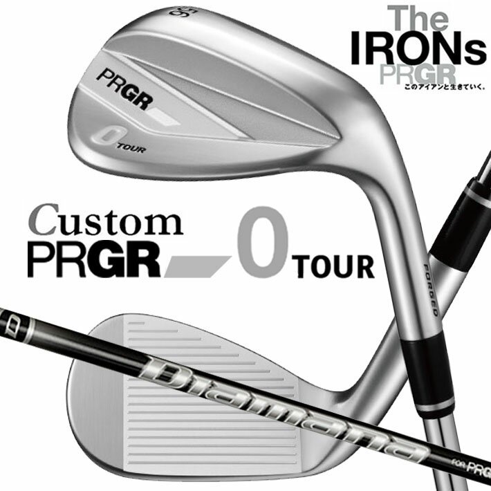 Rakuten - メーカーカスタム プロギア 0 TOUR WEDGE 2026 ツアー ウェッジ 右用 Diamana-M for PRGR for WEDGE カーボンシャフト PRGRメーカー正規カスタム 受注生産
