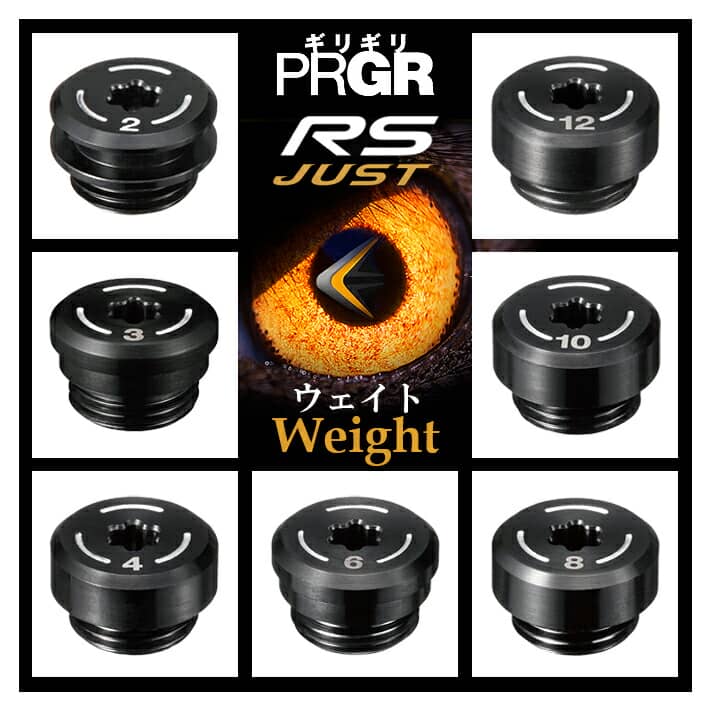 PRGR プロギア RS ジャスト ドライバー シリーズ専用 ウェイト 2g/3g/4g/6g/8g/10g/12g RS JUST ドライバー シリーズ専用 ウェイト BW1278【ネコポス便対応】 2022年モデル