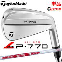 【レフティ/左用】【メーカーカスタム】テーラーメイド P770 2024 単品アイアン N.S.PRO MODUS3 SYSTEM3 TOUR 125 スチールシャフト 日本正規品 TaylorMade
