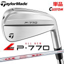 【レフティ/左用】【メーカーカスタム】テーラーメイド P770 2024 単品アイアン N.S.PRO MODUS3 TOUR 130 スチールシャフト 日本正...