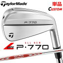 【レフティ/左用】【メーカーカスタム】テーラーメイド P770 2024 単品アイアン N.S.PRO MODUS3 TOUR 105 スチールシャフト 日本正規品 TaylorMade