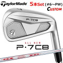 【メーカーカスタム】テーラーメイド P7CB 2024 アイアン 5本セット(#6-PW) 右用 N.S.PRO MODUS3 TOUR 130 スチールシャフ...