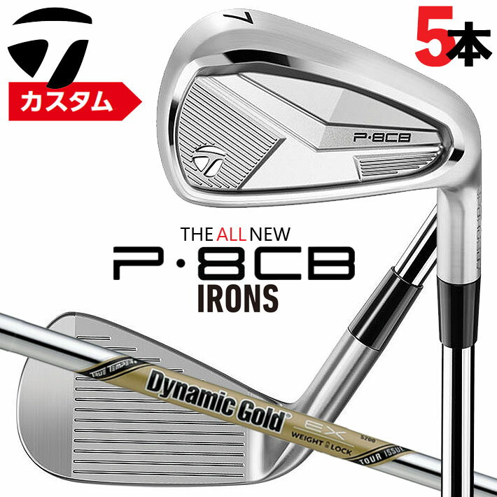 メーカーカスタムクラブ テーラーメイド P8CB 2025 アイアン 5本セット(#6-PW) 右用 Dynamic Gold EX TOUR ISSUE スチールシャフト 日本正規品 TaylorMade 軟鉄鍛造 やさしい