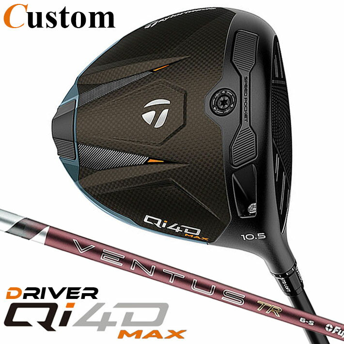 乐天商城 - メーカーカスタムクラブ テーラーメイド Qi4D MAX ドライバー 右用 26 VENTUS TR RED カーボンシャフト 日本正規品 2026 TaylorMade キューアイフォーディー