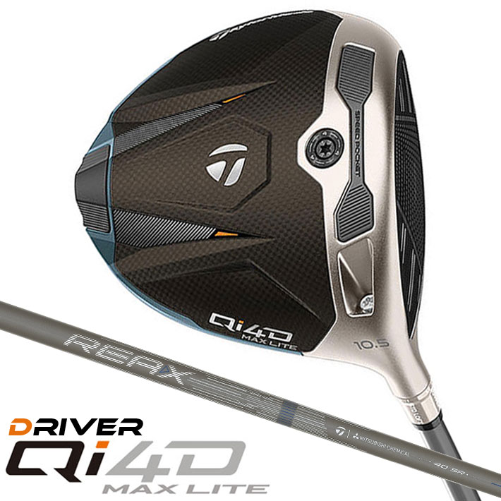 樂天商城 - テーラーメイド Qi4D MAX LITE ドライバー 右用 REAX MR 40 カーボンシャフト 日本正規品 2026 TaylorMade キューアイフォーディー リアックス