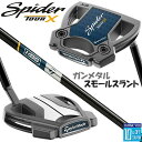 【即出荷OK】テーラーメイド Spider TOUR X スモールスラント ガンメタル パター トゥルーパス KBS BLACK STEPLESS スチールシャ...