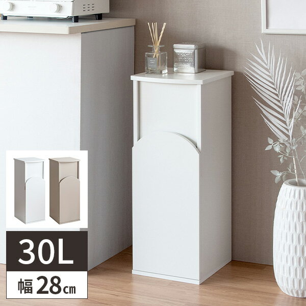 【当たる確率2分の1！最大全額無料 11/15限定】ゴミ箱 ダストボックス スリム リビング おしゃれ 30l 縦型 木製 洗面所 袋が見えない 30リットル インテリアキッチン 縦置き ゴミ箱に見えない 北欧 ごみ入れ シンプル 木目 中身 見えない 家具調