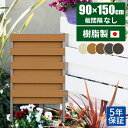 【300円クーポン対象商品!7/18限定!】【日本製/長期保証】目隠しフェンス 樹脂 フェンス 目隠し 庭 屋外 ラティスフェンス ベランダ 人工木 内側 マン...