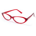 伊達メガネ 赤 オーバル メンズ レディース 眼鏡 度なし クラッセ CLASSE その1