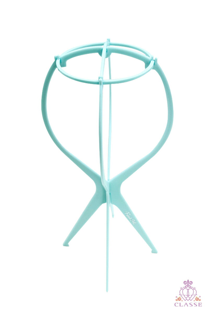 【送料無料】ウィッグスタンド(緑) 型崩れ防止