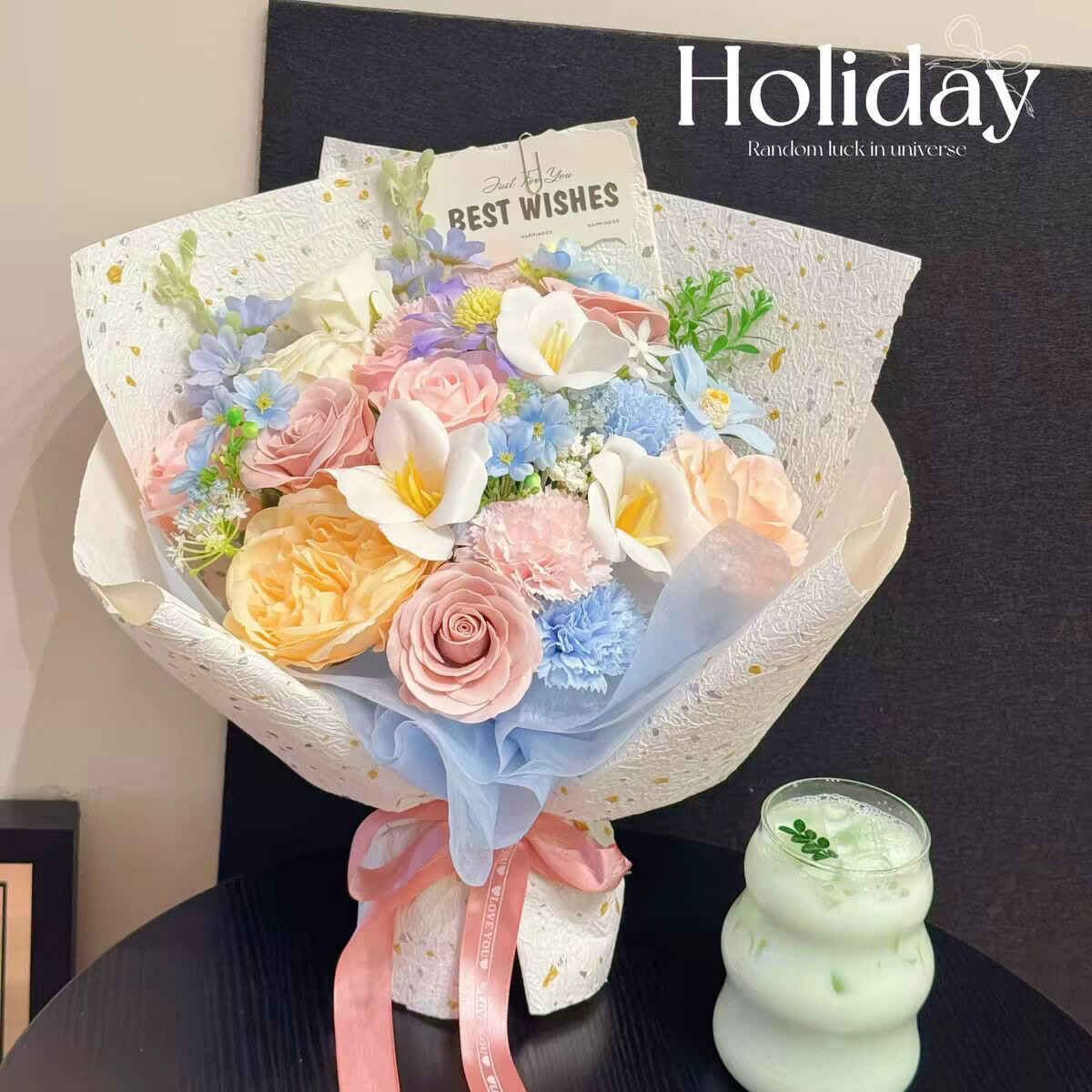 [送料無料]ソープフラワー花束ブー...