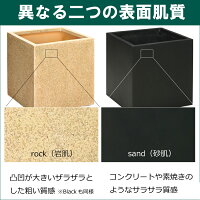 大型立方体プランターS4545表面肌質