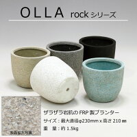 おしゃれな小型植木鉢OLLAシリーズC2310rock