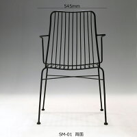 スチールチェアSM-01B後
