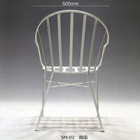 スチールチェアSM-02W後