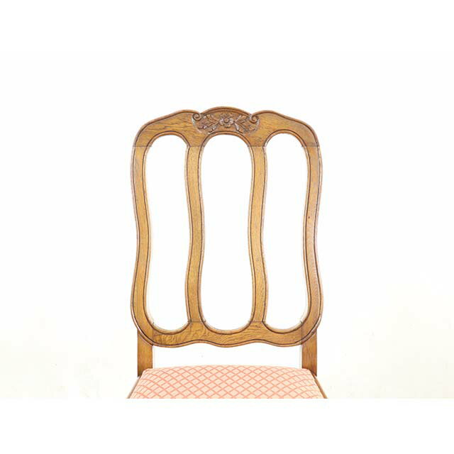 輸入家具 アンティーク チェア ダイニングチェア アンティーク家具 エレガント レトロ ヴィンテージ シャビーシック ホテル レストラン デザイナーズマンション ロビー 店舗什器 ディスプレイ 1930年代 オーク フランス 仏国 一人掛け 1P チェア antique65290