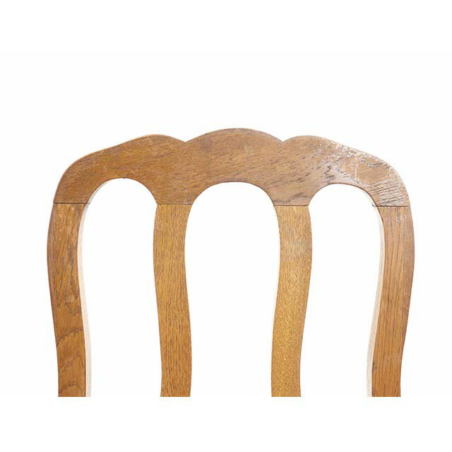 輸入家具 アンティーク チェア ダイニングチェア アンティーク家具 エレガント レトロ ヴィンテージ シャビーシック ホテル レストラン デザイナーズマンション ロビー 店舗什器 ディスプレイ 1930年代 オーク フランス 仏国 一人掛け 1P チェア antique65290 [2]