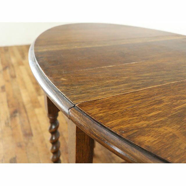 アンティーク サイドテーブル アンティーク家具 ヴィンテージ レトロ ビンテージ シャビーシック ホテル レストラン カフェ クラシック 書斎 ロビー お店 ラウンジ エレガント おしゃれ オーク イギリス 英国 1920年代 ゲートレッグテーブル antique80828