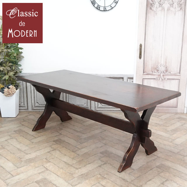 テーブル アンティーク 家具 ダイニングテーブル 大型テーブル テーブル ダイニング 食卓 ホテル レス..
