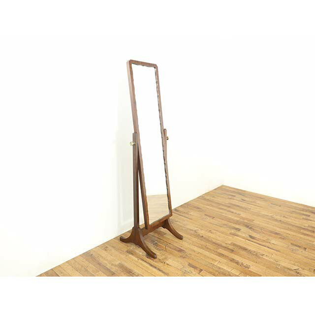 シュバルミラー アンティーク 姿見 鏡 美容室 サロン 仕様 ヨーロピアン かわいい ミラー おしゃれ エレガント 新生活 新築 店舗什器 クラシック ホテル レストラン ロビー レトロ ヴィンテージ イギリス 全身鏡 英国 ブリティッシュ マホガニー 1920年代 antique58180