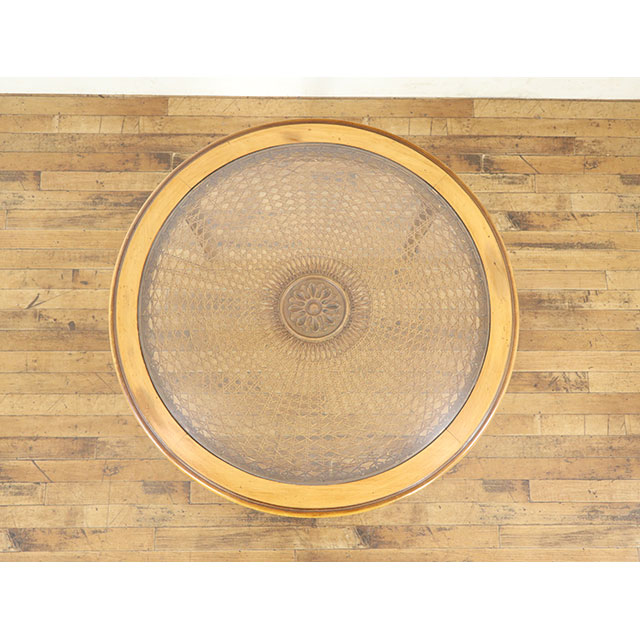 【短納期OK】アンティーク コーヒーテーブル アンティーク家具 テーブル ヴィンテージ レトロ ビンテージ シャビー ホテル レストラン カフェ 書斎 ロビー ラウンジ エレガント おしゃれ ビーチ フランス 仏国 1940年代 センターテーブル ローテーブル antique64602 [3]