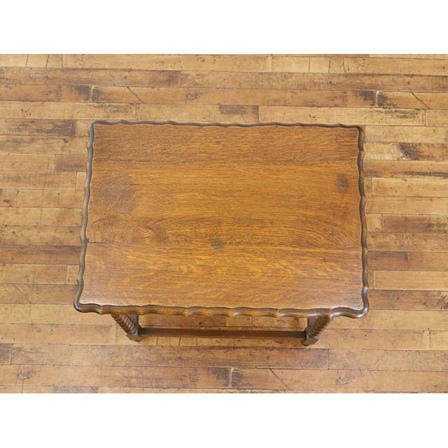 アンティーク サイドテーブル アンティーク家具 テーブル ヴィンテージ レトロ ビンテージ シャビー ホテル レストラン カフェ 書斎 ロビー ラウンジ エレガント おしゃれ オーク イギリス 英国 1920年代 センターテーブル オケージョナルテーブル antique80458