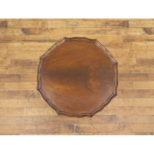 アンティーク サイドテーブル アンティーク家具 テーブル ヴィンテージ レトロ ビンテージ シャビー ホテル レストラン カフェ 書斎 ロビー ラウンジ エレガント おしゃれ ビーチ材 イギリス 英国 1940年代 ワインテーブル ローテーブル antique80274 [2]