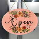 ★新春クリアランスSALE!★ 【ポスト投函便】 木製 OPEN CLOSE プレート ドアプレート サインプレート オープン クローズ 店舗用 お店 開店 両...