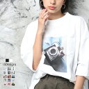 メール便 送料無料 プリント Tシャツ ビッグtシャツ ビッグシルエット フォトT フォトプリント ...