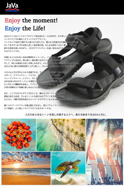 《Javaジャバコラボ》送料無料 JAVA スポーティ ストラップ サンダル レディース スポーツサンダル ぺたんこ メンズ 男女兼用 ユニセックス 厚底 スポサン コンフォートサンダル ストラップ マジックテープ バックル ベルクロ jvs0001 elfs002 夏 大きいサイズ 親子コーデ