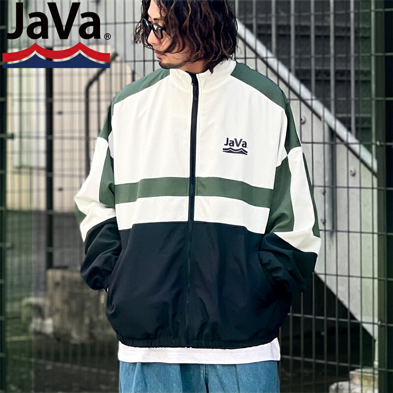 《javaジャバ コラボ》送料無料 ジャケット ブルゾン メンズ レディース シャカシャカ 配色 切替え ライト アウター 男女兼用 ユニセックス ワンポイント オーバーサイズ アウトドア 大きいサイズ 秋 冬 2022aw クラシカルエルフ cm1019005のサムネイル