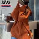 【MAX20%offクーポン対象】 《java ジャバコラボ》 送料無料 トップス ニット セーター レディース シンプル ローゲージ プルオーバー 男女兼用 ユニセックス 長袖 大きいサイズ 秋 冬 2023aw クラシカルエルフ jv0420005