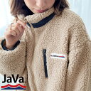 【一部予約】《java ジャバコラボ》送料無料 アウター トップス レディース レトロ スポーツ ワッペン付き 配色 ボア ブルゾン 男女兼用 ユニセックス 長袖 秋 冬 2022aw クラシカルエルフ jv1010133