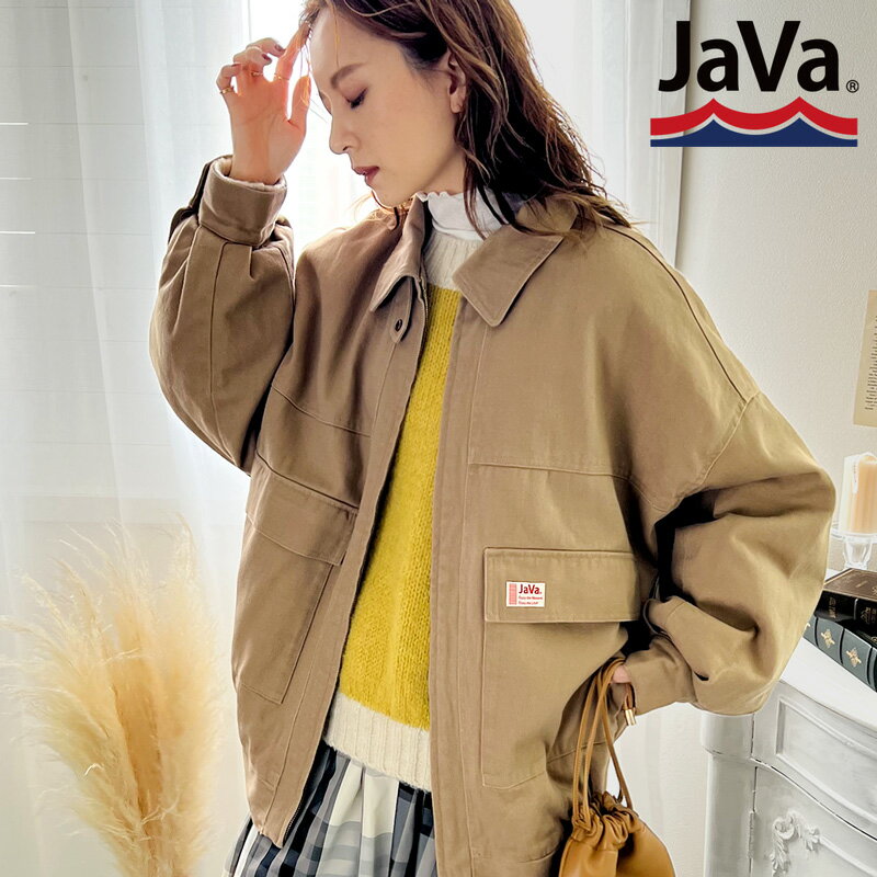 《javaジャバ コラボ》送料無料 アウター ブルゾン レディース メンズ ユニセックス 男女兼用 ジャケット 綿100% ツイル生地 カジュアル 中綿 キルティング アウトドア オーバーサイズ ゆったり 防寒 長袖 大きいサイズ 秋 冬 2022aw クラシカルエルフ jv0420007のサムネイル