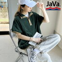 《javaジャバ コラボ》送料無料 トップス tシャツ レディース カットソー フレンチスリーブ プルオーバー スポーティ 男女兼用 ユニセックス メンズ アウトドア オーバーサイズ 半袖 大きいサイズ 春 夏 2023ss クラシカルエルフ jv1050072