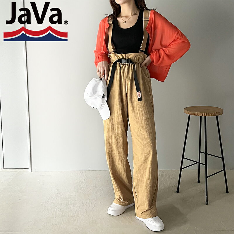 《javaジャバ コラボ》 送料無料 パンツ サロペット レディース バックル ベルト サスペンダーパンツ バッククロス ウエスト たっぷり ギャザー ゆったり バルーンシルエット 大きいサイズ 春 夏 2023ss クラシカルエルフ jv1070028のサムネイル
