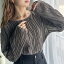 送料無料 トップス Tシャツ レディース 凹凸 3D ウェーブ カットソー 長袖 程よい 透け感 インナー レイヤードコーデ 体型カバー さらっと 肌触り ロングシーズン お出かけ デイリー 大きいサイズ 秋 冬 2023aw クラシカルエルフ ce1240019 1,799円