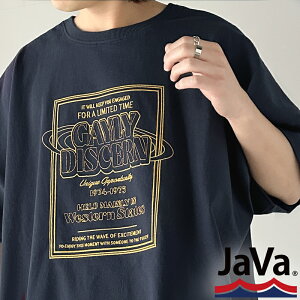 【sustaina+】《javaジャバコラボ》 送料無料 トップス Tシャツ メンズ オーガニック コットン混 綿100％ 前後 2way ステッチ 刺繍 半袖 TEE 男女兼用 ユニセックス レディース 大きいサイズ 春 夏 2024ss クラシカルエルフ jm1050136