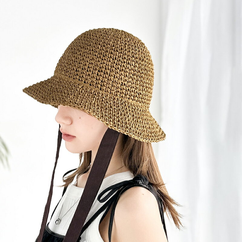 【mily bilet】 送料無料 帽子 ハット レディース トレンド ライク 取り外し 可能 リボン 紐 付き ストローハット 涼しげ 日よけ 日焼け 対策 ビーチ レジャー アウトドア デイリー 大きいサイズ 春 夏 2024ss クラシカルエルフ mi1159017