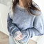 送料無料 トップス ニット レディース レトロ 綿 100% ワンポイント 胸 刺繍 ヴィンテージ 感 ピグメント プルオーバー ゆるっと ビッグシルエット 着回し ロングシーズン 大きいサイズ 春 夏 2024ss クラシカルエルフ ce1260240 2,999円