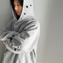 \先着順!24h限定 1,500円OFF クーポン配布中 ★ 今だけ 75%OFF 1999円 / 送料無料 トップス パーカー メンズ スタイリッシュ ヴィンテージ 感 リング ハトメ 裏起毛 フーディー 男女兼用 オーバーサイズ 大きいサイズ 秋 冬 2024aw クラシカルエルフ cm1260409