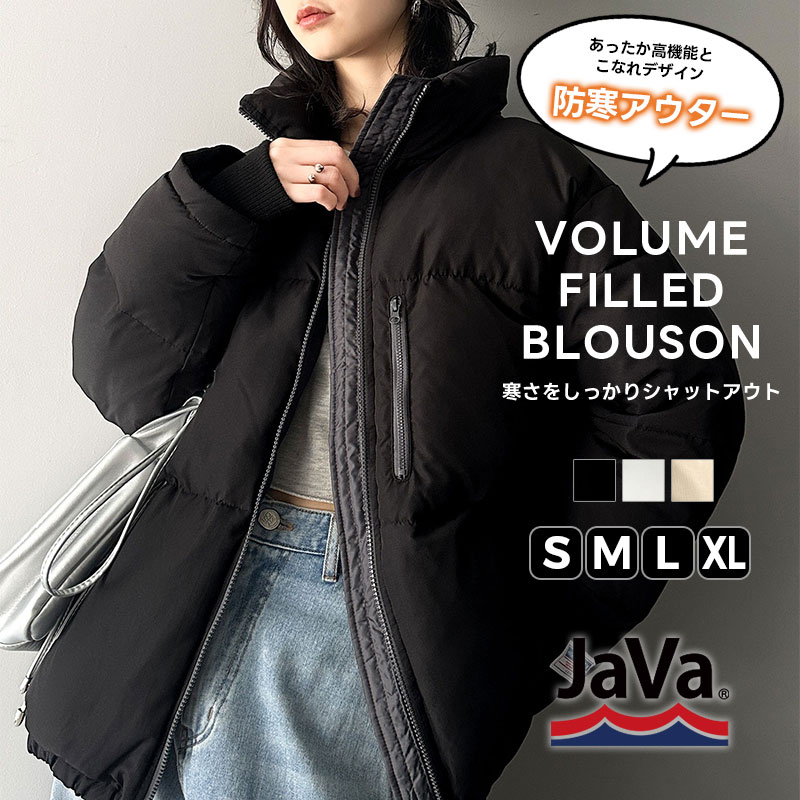 \11/27まで まとめ買いがお得!! 3点以上で10%OFF/ 《java ジャバコラボ》アウター ブルゾン レディース 大人カジュアル フィンガーホール 中...