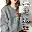 《java ジャバコラボ》 送料無料 トップス ニット レディース 前後 2way バイカラー カレッジ ロゴ プルオーバー ユニセックス 大きいサイズ 体型カ...