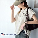 【 クラシカルエルフ classical elf 】 tシャツ レディース 半袖 トップス カットソー 袖くしゅくしゅ シャーリング風 ラグジュアリー ジャガード フレンチスリーブ プルオーバー 上品 2025ss 春 夏 ce1010390