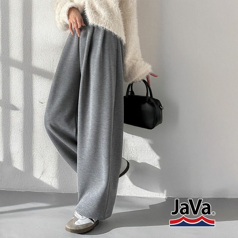 【お買い物マラソン 4h限定 1000円OFF クーポン配布】 《java ジャバコラボ》ボトムス レディース パンツ レディース ダンボール イージー コクーンパンツ イージーパンツ リラックス 動きやすい 脚長効果 ゴム仕様 体型カバー 楽ちん 大きいサイズ 秋 冬 2025aw jv1260499のサムネイル