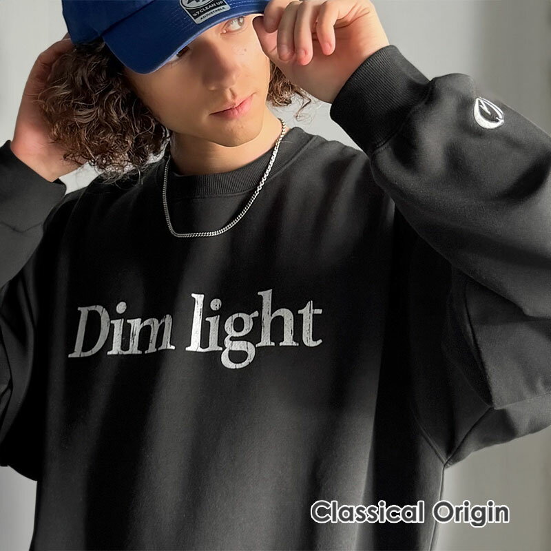 楽天Classical Elf／クラシカルエルフ＼今まとめ買いがお得!! 3点以上で10％OFF／ 【Classical Origin】スウェット メンズ 大きいサイズ トップス トレーナー 裏起毛 ロゴ クルーネック あたたかい ベーシック クラックプリント 柔らか リラックス 大きいサイズ 秋 冬 2025aw co1150070