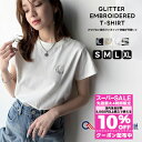 \全品10%OFFクーポン 8/4 23:59まで/ スーパーセール 半額 | 【sustaina+】 tシャツ レディース 半袖 カットソー 半袖 クルーネック 胸元 無地 ボーダー ラメ オーガニックコットン 綿100% シンプル カジュアル 大きいサイズ 2025SS クラシカルエルフ ce1260397