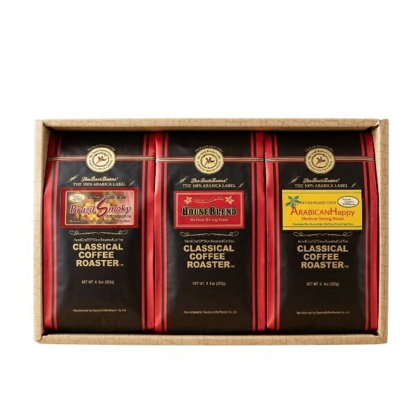 乐天商城 - コーヒーギフト GB-2 シグネーチャーブレンドコーヒー150g3個セット （250gx3個詰合わせ）