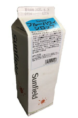 三田飲料　ブルーハワイシロップ　紙パック　1000ml